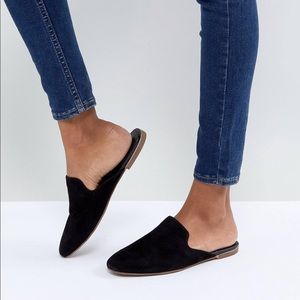 Vagabond Ayden Black Suede Mules